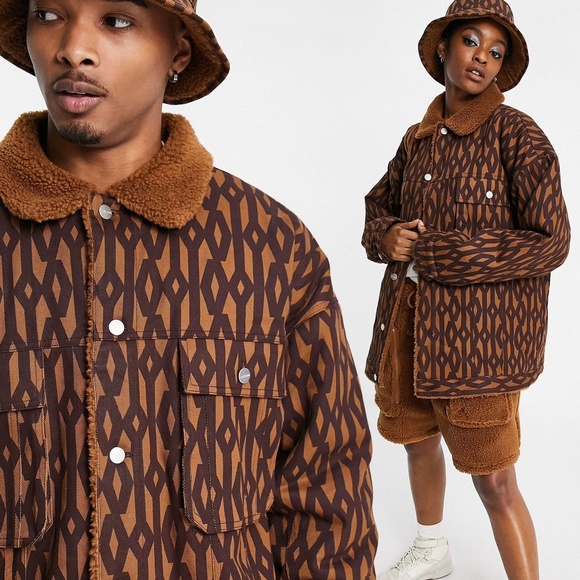 Denim monogram jacket ivy park Clearance